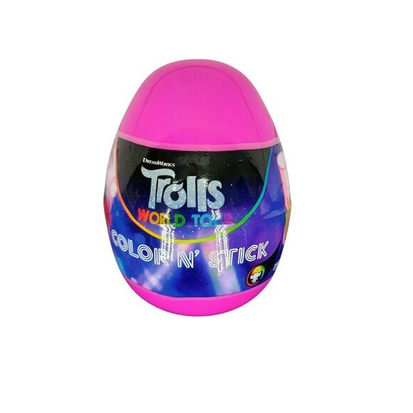 DreamWorks Trolls World Tour Color N Stick‎ Activity Egg - Picture 1 of 5